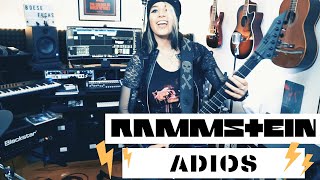 Rammstein - Adios Guitar Cover (w/ SOLO!) [4K / MULTICAMERA]