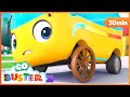 The New Tyres Gone Wrong Go Buster Bus Cartoons Kids Stories