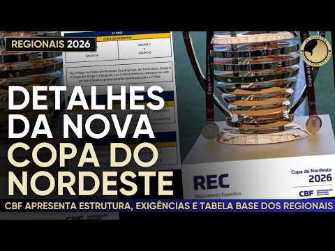 A NOVA COPA DO NORDESTE 2026: CBF DETALHA COMPETIÇÃO E LANÇA TABELA BASE. NÓS EXPLICAMOS TUDO.