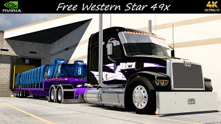 *Free Western Star 49x* Mailboxes Hauled Cheyenne to Fort Collins *JBX2/TAA Combo* ATS 4K 1.56