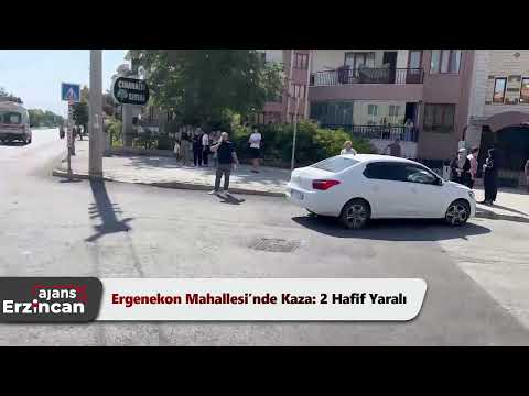 Ergenekon Mahallesi’nde Kaza: 2 Hafif Yaralı