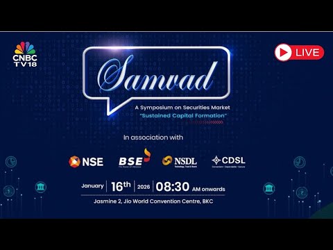 Samvad 2026 LIVE | A Symposium On Securities Market In India | Sustained Capital Formation | N18L