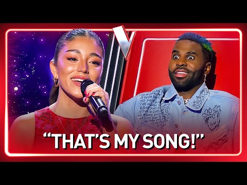 She SHOCKED Jason Derulo with a UNIQUE Cover of his own song on The Voice | Journey 