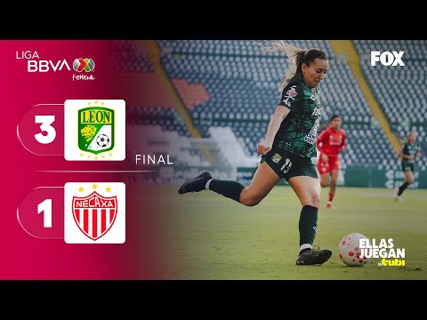 LEÓN 3-1 NECAXA | RESUMEN Y GOLES | LIGA MX FEMENIL | CLAUSURA 2026 | JORNADA 8