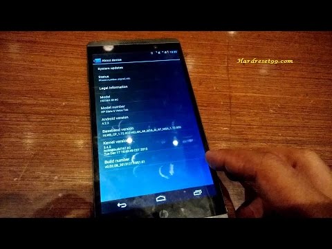 HP Slate 6 VoiceTab II Hard reset, Factory Reset & Password Recovery