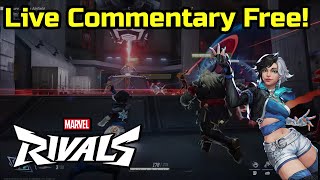 Marvel Rivals (PC Game Play - Commentary Free) - LIVE Stream; Unproduced Footage