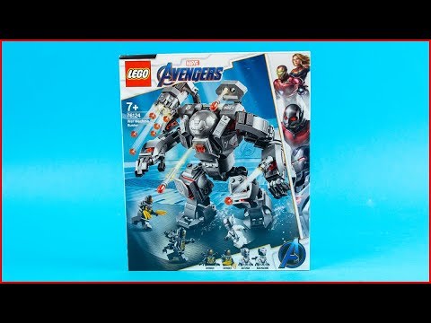 Vidéo LEGO Marvel 76124 : L'armure de War Machine