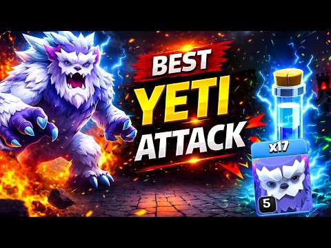 Most Easiest | Th16 Zap Yeti Smash Attack Strategy - Clash of Clans
