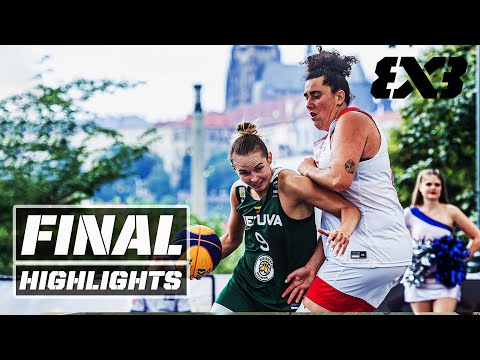 Spain v Lithuania | FINAL Highlights | FIBA 3x3 Women's Series - Prague 2022