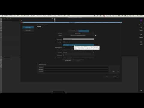 Avid Media Composer - Lesson 1 - Creating a New Project