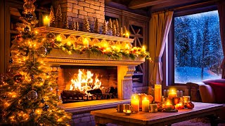 24/7 Classic Christmas Music with Fireplace 🎅🏼🎄 Instrumental Christmas Piano &amp; Relaxing Fire Sounds