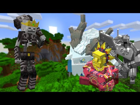 SKELETON KING VS MOWZIES MOBS BOSSES