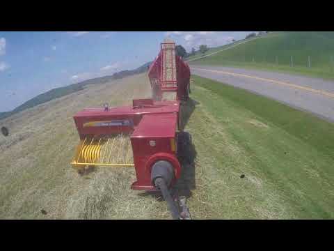 Getting ready for the wife to square bale.