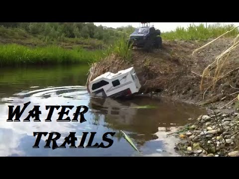 RC CWR WATER TRAILS an RC truck MONTAGE