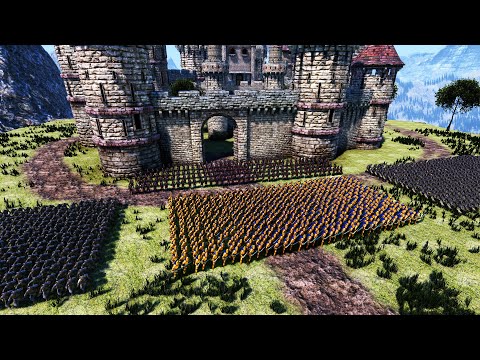 Footman Lay Siege to The Castle Ultimate Epic Battle Simulator UEBS