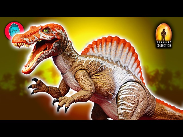 Vídeo relacionado con Mattel Jurassic World Colección Hammond Driosaurio Figura de acción de Dinosaurio, diseño de Primera Calidad con Ojos realistas, 17 Puntos de articulación y mandíbula Intercambiable, JKM92