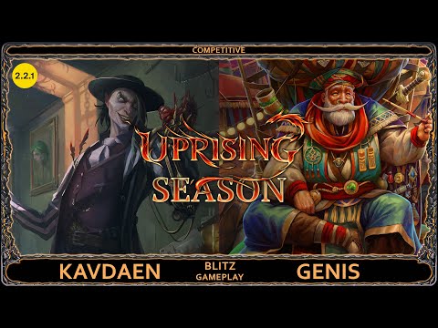 Battle for Profit. Kavdaen vs Genis. Blitz Gameplay - Flesh and Blood TCG