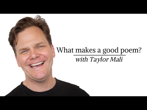 "What makes a good poem?" with Taylor Mali
