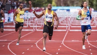 Saint-Etienne 2019 : Finale 110 m haies (Wilhem Belocian en 13''14) Saint-Etienne 2019 : Finale 110 m haies (Wilhem Belocian en 13''14)