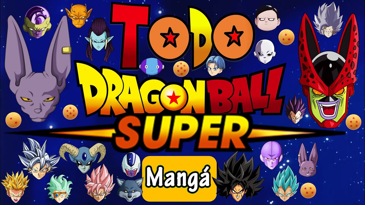 TODA História do Dragon Ball Super Esquematizada (Versão Manga)