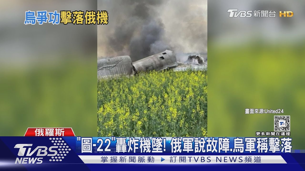 機械故障?烏軍擊落?「圖-22」轟炸機墜毀 烏俄各說各話