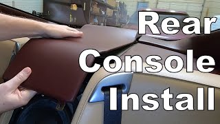 Installing the Center and Rear Console in an Aston Martin DB9