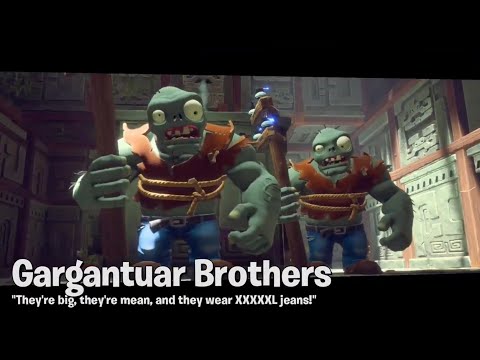 Plants Vs Zombies Battle for Neighborville - Garden Ops: Elite Gargantuar Brothers Boss Fight