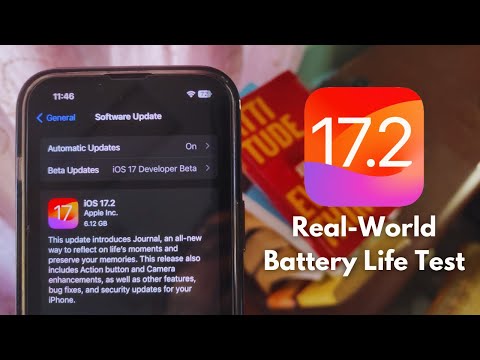 Real-World Test of iOS 17.2 RC - Battery Life Test (Day in the Life Review)