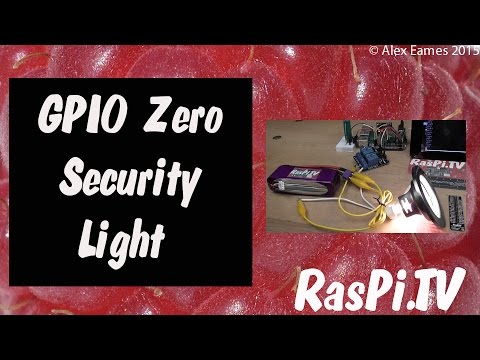 GPIO Zero Security Light in 16 lines of code