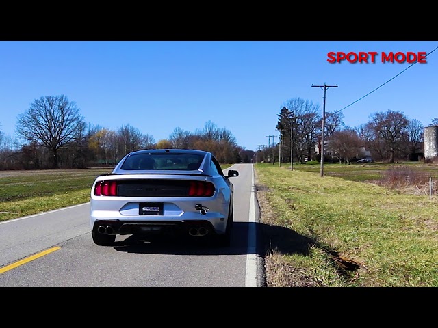 Corsa Axle Back 21002BLK Mustang GT Active Exhaust 2018-2023