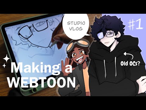 Webtoon 2025 Contest STUDIO VLOG | Designing the Characters!