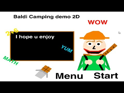 Baldi Camping demo 2D remix