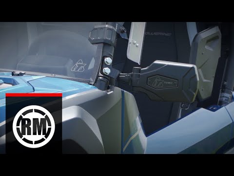 Tusk Pivot Folding UTV Mirror Kit w/A-Pillar Mounts | Yamaha Wolverine RMAX 1000