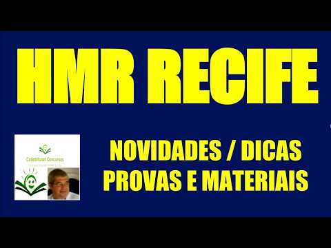 CONCURSO HOSPITAL MULHER RECIFE PE NOVIDADES PROVAS DICAS MATERIAIS CONCURSO PÚBLICO HMR PERNAMBUCO