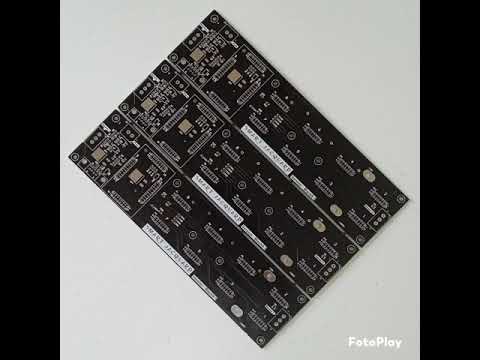 Single sided pcb printed circuits, for electronics, 0.6 mm