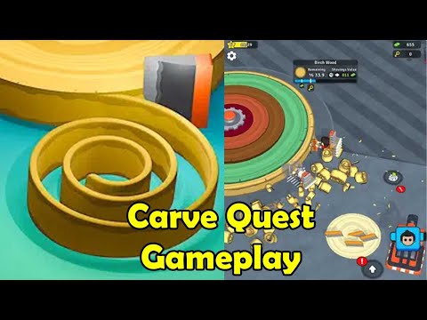 Carve Quest Game Gameplay - YouTube