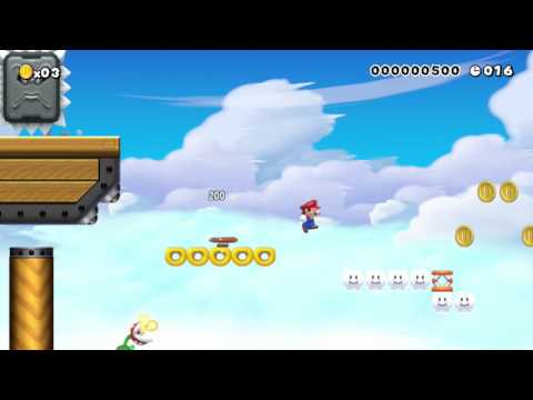 Super Mario Maker - "Run! The Fleeing Bone Lift!"