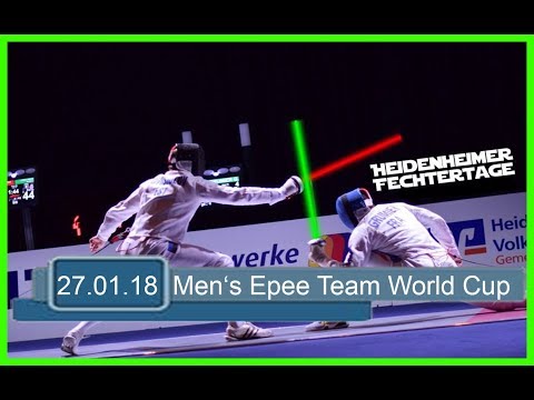 Heidenheim Men's Epee team World Cup - Piste Green