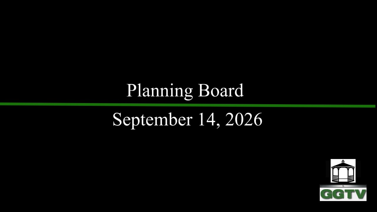 From the Planning Board