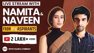 In conversation with Dhairya & Abhilash from TVF Aspirants | Namita Dubey | Naveen Kasturia video
