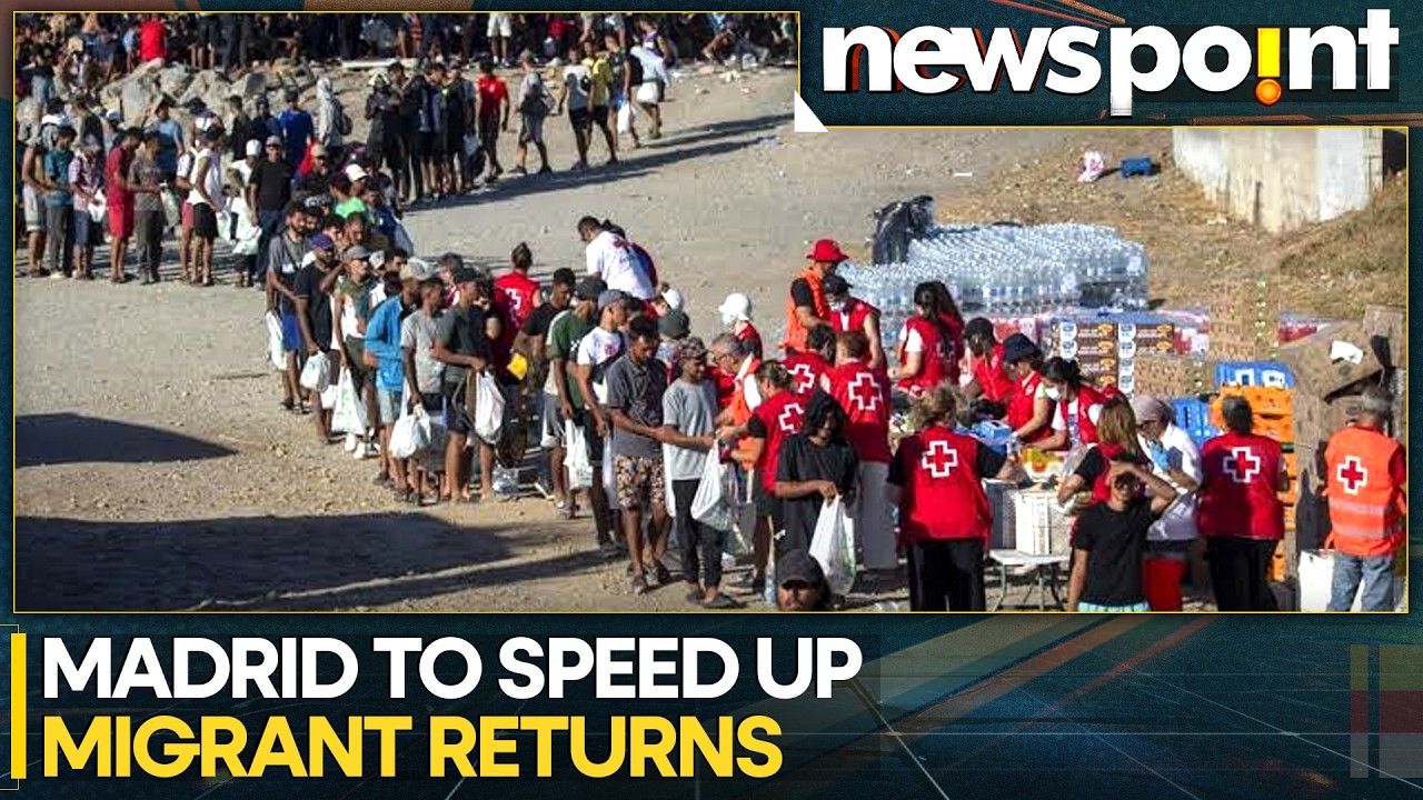 Spain Border Crisis: Protesters Charge Into A Beach Crowded By Moroccon Migrants | WION Newspoint
