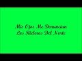 Mis Ojos Me Denuncian (My Eyes Give Me Away) - Los Rieleros Del Norte (Letra - Lyrics)