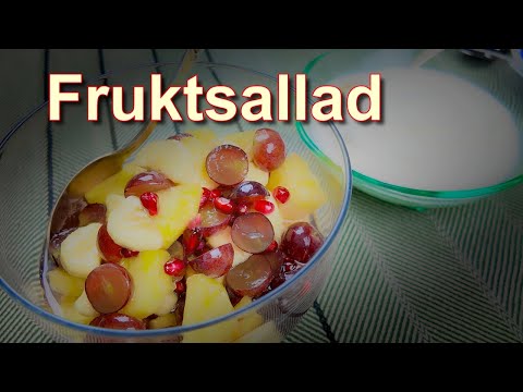 Fruktsallad - fräscht och flexibelt. Passar till allt.