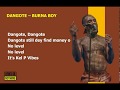 Burna Boy - Dangote (Lyrics) | African Giant Album