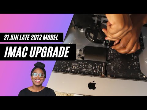 HOW I UPGRADED MY iMAC 21.5in Late 2013 MODEL (SSD & RAM UPGRADE)