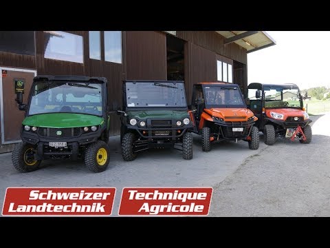 Vier UTV-Fahrzeuge im Vergleichstest