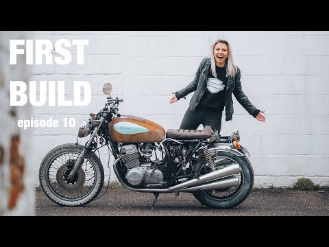 BUILDING MY FIRST MOTORCYCLE - EP 10 / HONDA CB750  CAFE RACER / Custom Series by TOMBOY A BIT