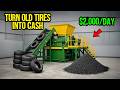 Turn Old Tires Into Cash: A $1000+/Day Recycling Business Idea