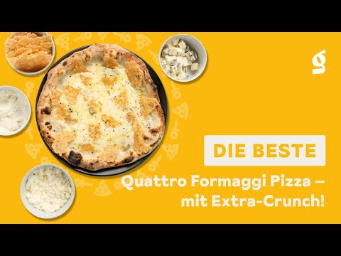 Die beste Quattro Formaggi Pizza – mit Extra-Crunch! (4 Käse Rezept vom Pizzaguru)