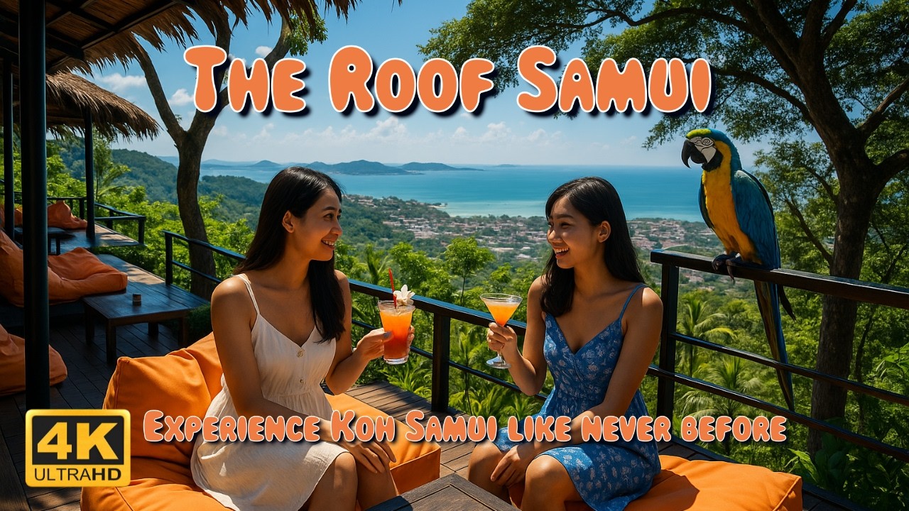 🌄 The Roof Samui – Dining Above the Clouds ☁️🍽️ with a View You’ll Never Forget ✨🌴